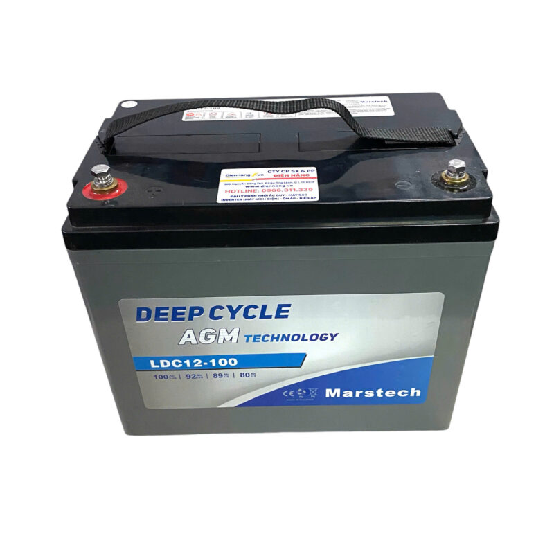 Bình điện xả sâu 12V - 100Ah MARSTECH LDC12-100
