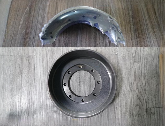 Bộ trống và guốc, bố thắng (má phanh) xe nâng điện ngồi lái MITSUBISHI 3 tấn, 3.5 tấn,...