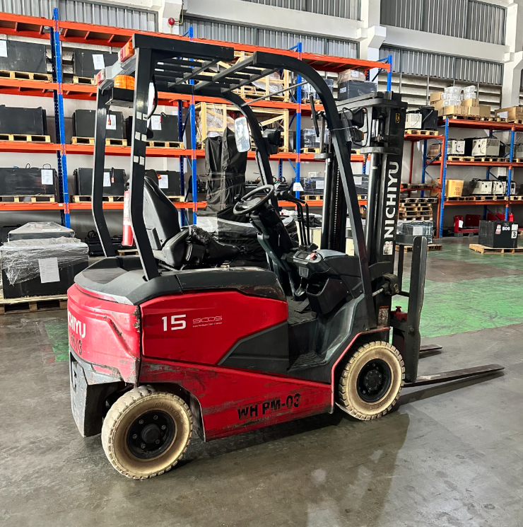 Xe nâng điện ngồi lái NICHIYU FB15PN-80-300