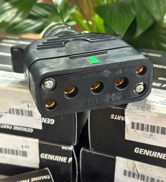Giắc Điện 3 Pha Dương 30A - 250V (Giắc Thẳng) - Giắc sạc 3 pha xe nâng điện