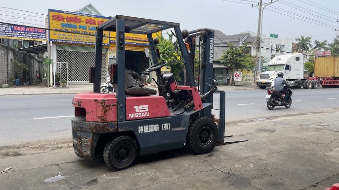Xe nâng xăng gas Nissan J01M15