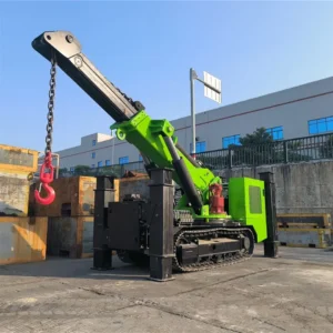 Alternative view of Xe nâng cần cẩu mini bánh xích 25 tấn có cần trục