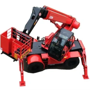 Alternative view of Xe nâng cần trục xoay 4 tấn với sàn nâng người trên cao