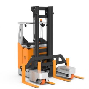 Alternative view of Xe nâng điện đa hướng 3 tấn với 4 càng nâng
