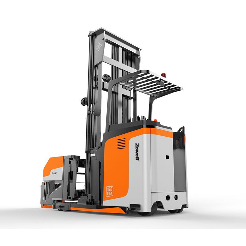 Xe nâng điện VNA 1.6 tấn với ba cột nâng