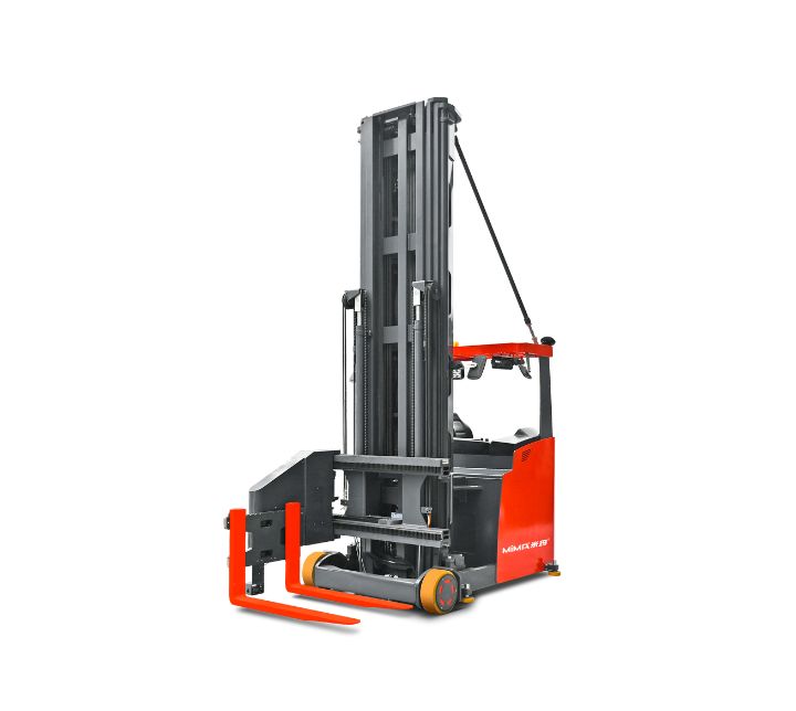 Xe nâng pallet 3 chiều có chỗ ngồi dòng MCA tải trọng 1.6 tấn