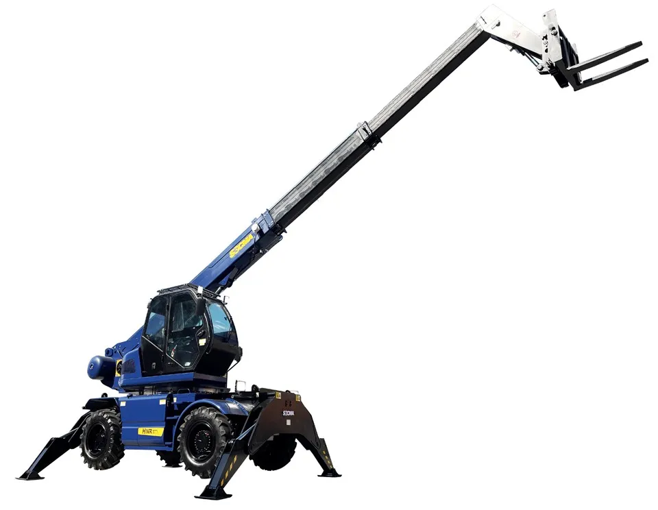 Xe nâng cần trục SOCMA 4 tấn, tầm nâng 15 mét HNT4015R