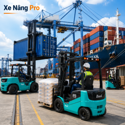 Xe Nâng Cho Cảng, ICD & Depot
